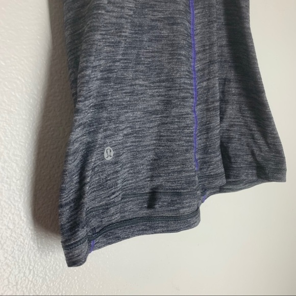 Lululemon Run For Gold Tank Top Strappy Back Gray - Picture 8 of 12